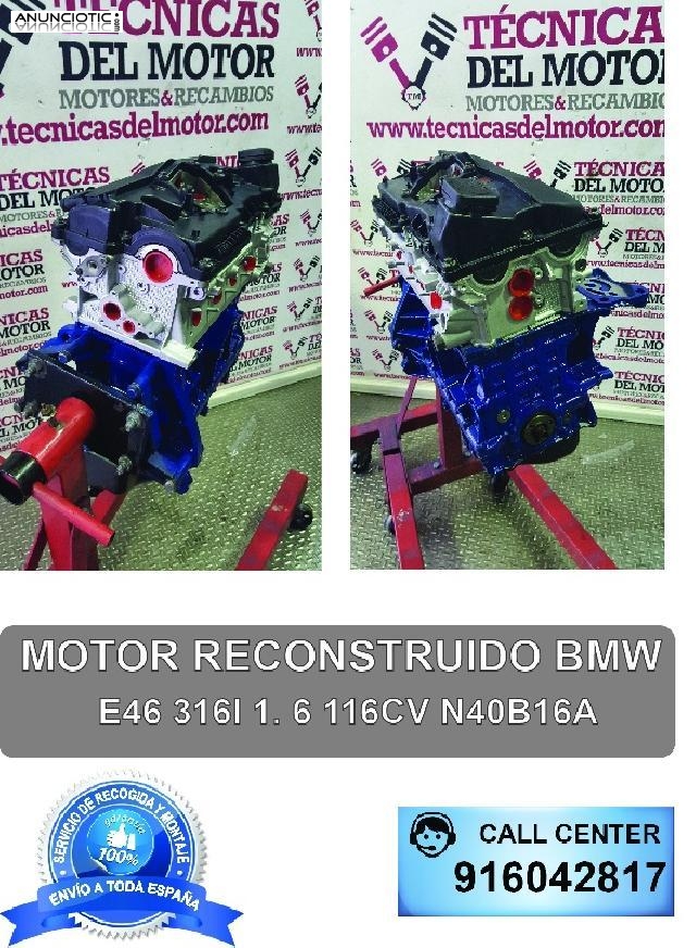 Motor bmw e46 316i 1 6 116cv n40b16a