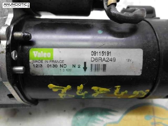 Motor arranque 2977794 d6ra249 opel