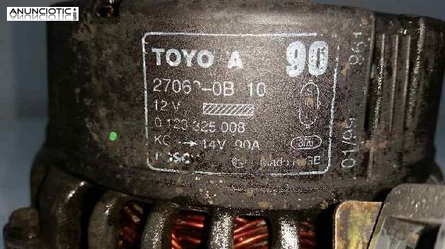 Alternador 3628943 0123325008 toyota