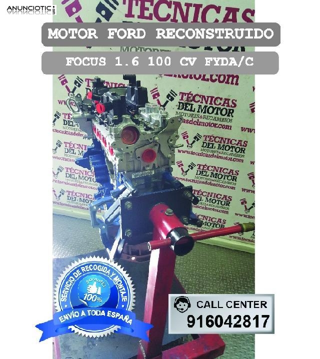 Motor ford focus 1 6 100 cv fyda/c