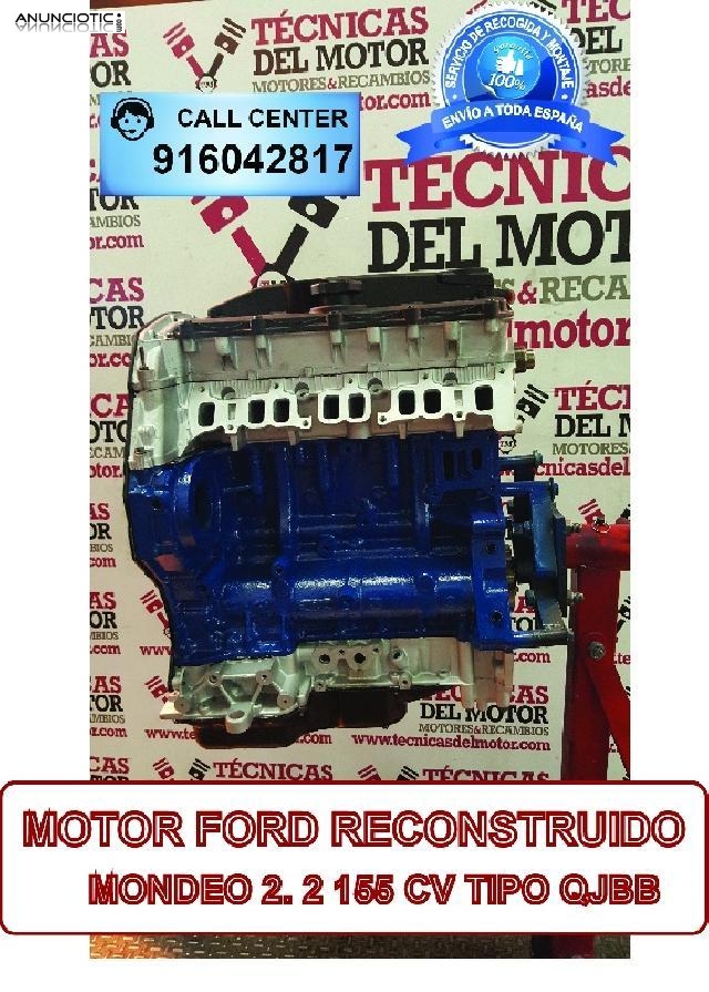 Motor ford mondeo 2 2 155 cv tipo qjbb