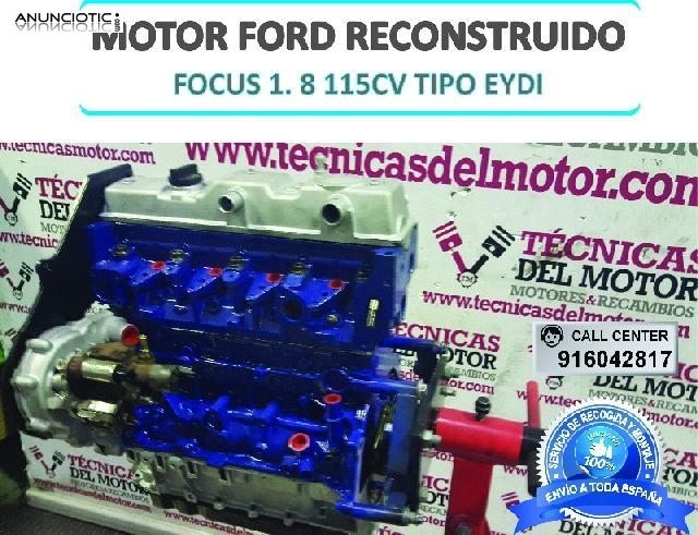 Motor ford focus 1 8 115cv tipo eydi