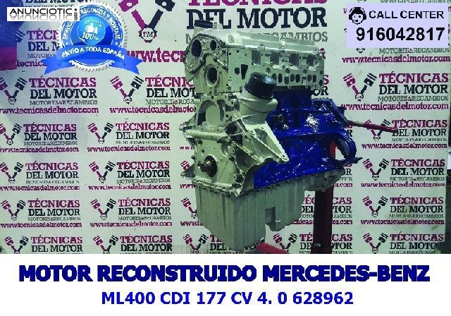 MOTOR MB ML400 CDI 177 CV 4. 0 628962