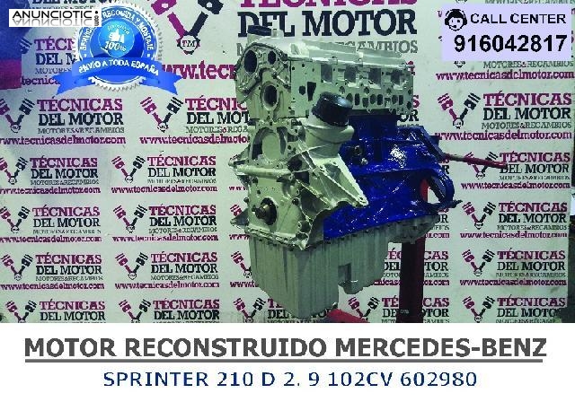 MOTOR MB SPRINTER 210 D 2. 9 102CV 602980