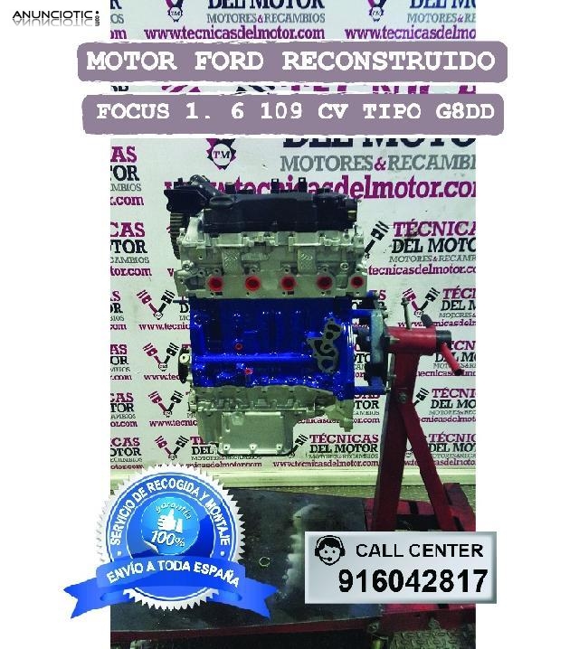 Motor ford focus 1 6 109 cv tipo g8dd