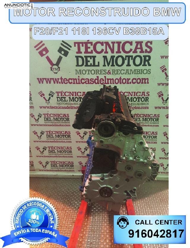 Motor bmw f20/f21 118i 136cv b38b15a