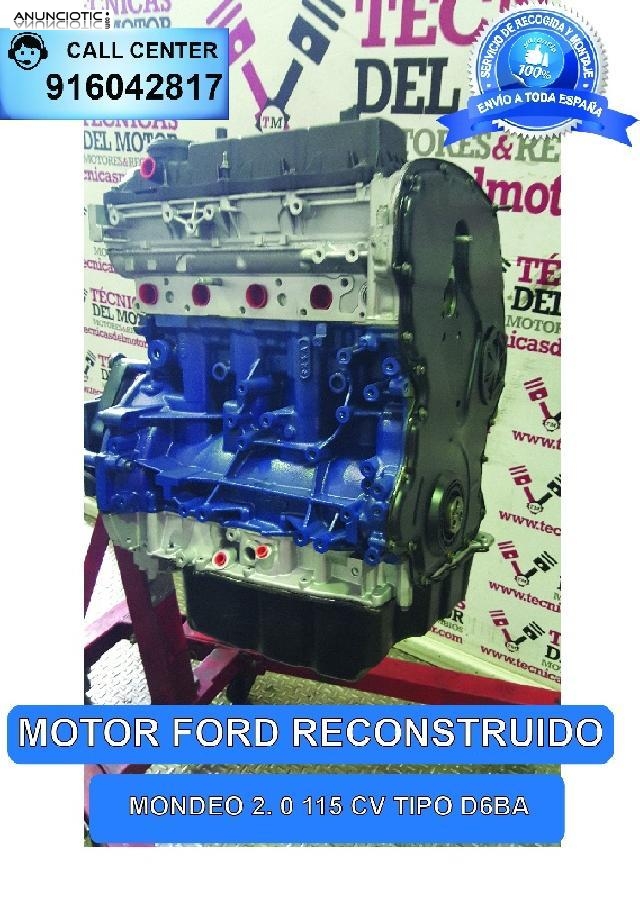 Motor ford mondeo 2 0 115 cv tipo d6ba