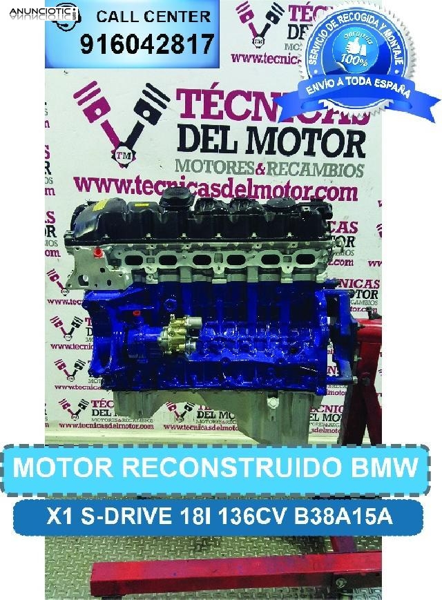 Motor bmw x1 s-drive 18i 136cv b38a15a