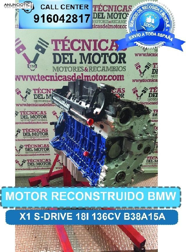 Motor bmw x1 s-drive 18i 136cv b38a15a