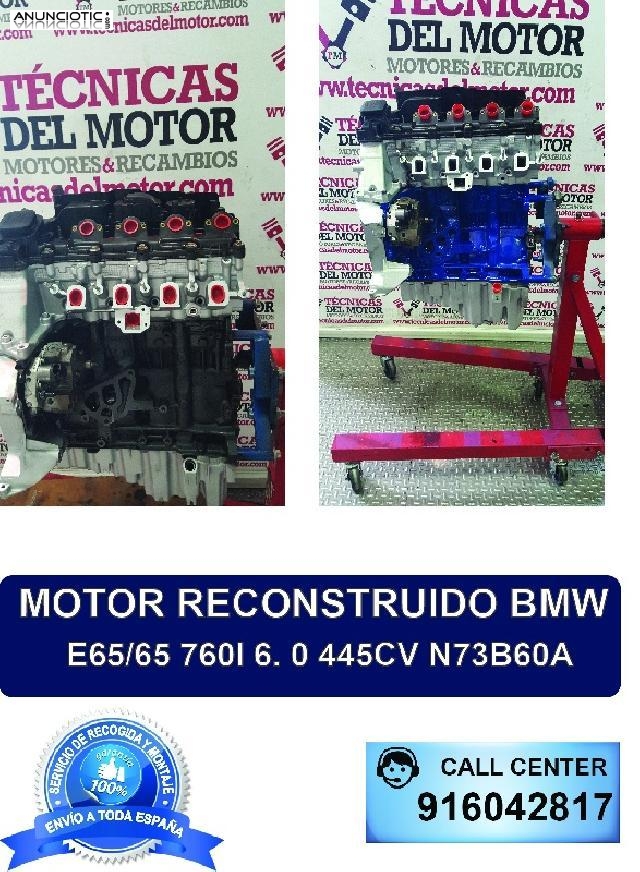 Motor bmw e65/65 760i 6 0 445cv n73b60a