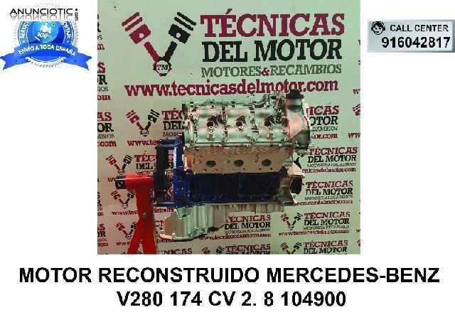 MOTOR MERCEDES V280 174 CV 2. 8 104900