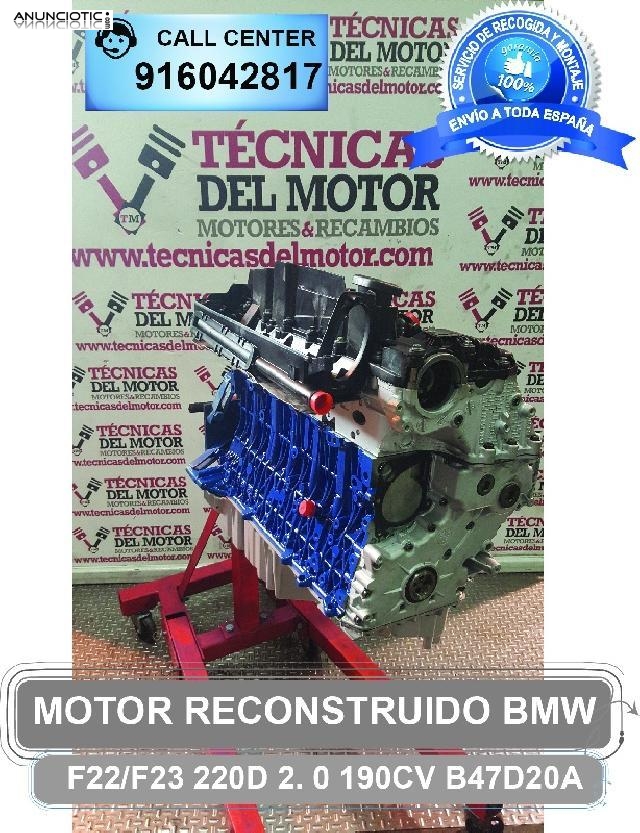 Motor bmw f22/f23 220d 20 190cv b47d20