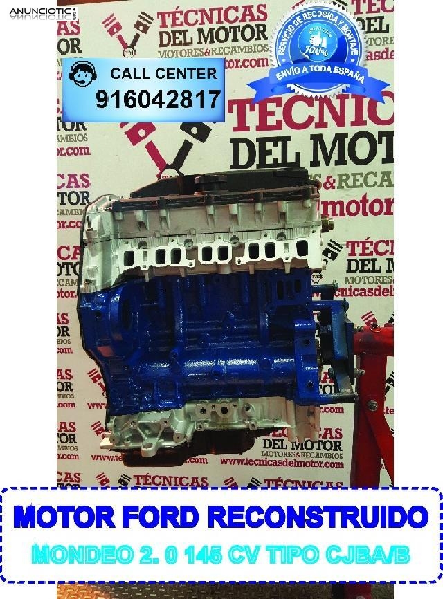 Motor ford mondeo 20 145 cv tipo cjba/b