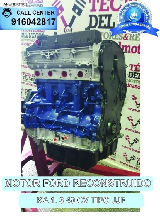 Motor ford ka 1 3 49 cv tipo jjf