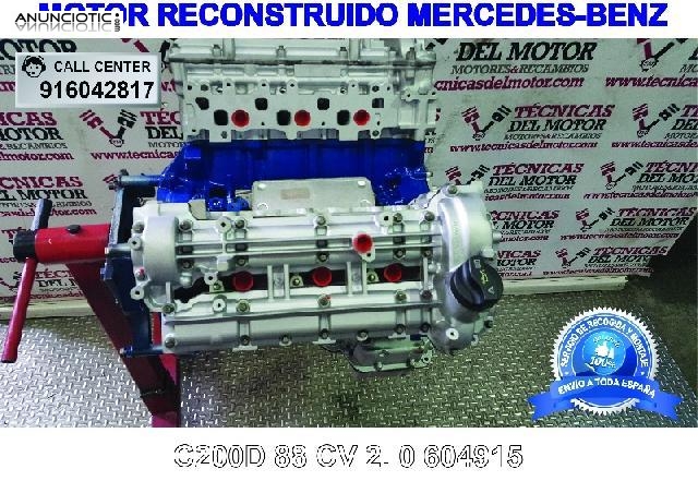 MOTOR MERCEDES C200D 88 CV 2. 0 604915