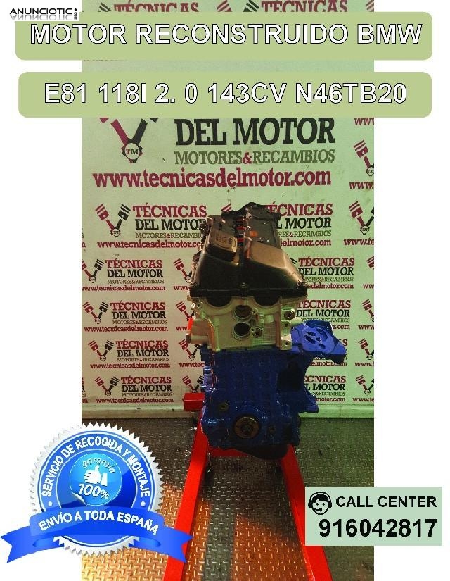 Motor bmw e81 118i 2 0 143cv n46tb20