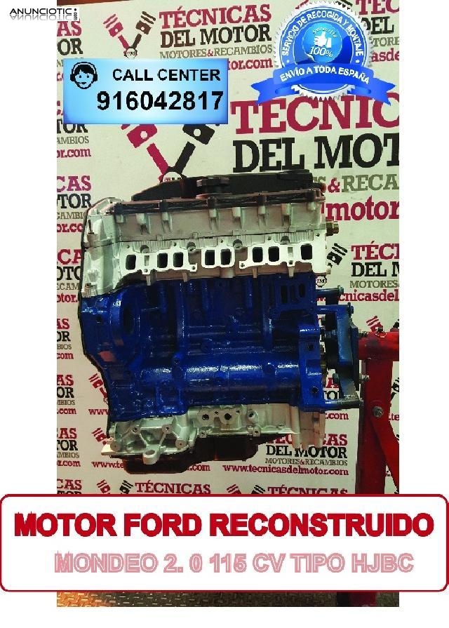 Motor ford mondeo 2 0 115 cv tipo hjbc