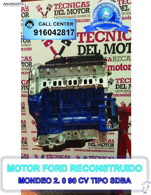 Motor ford mondeo 2 0 90 cv tipo sdba