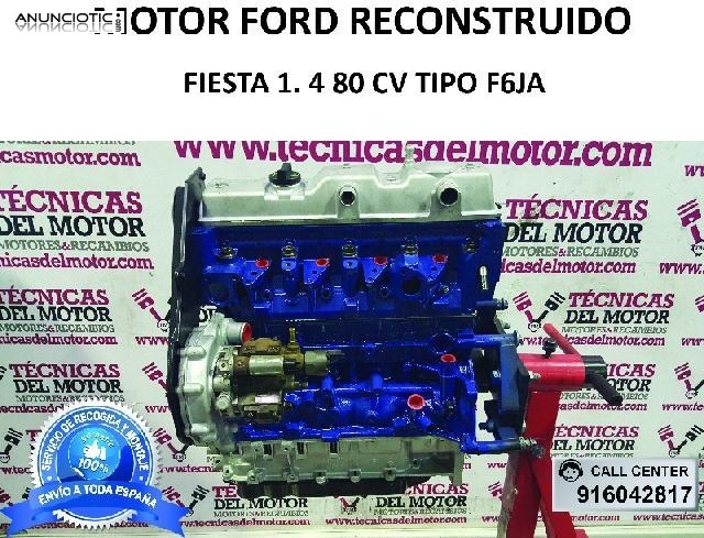 Motor ford fiesta 1 4 80 cv tipo f6ja 