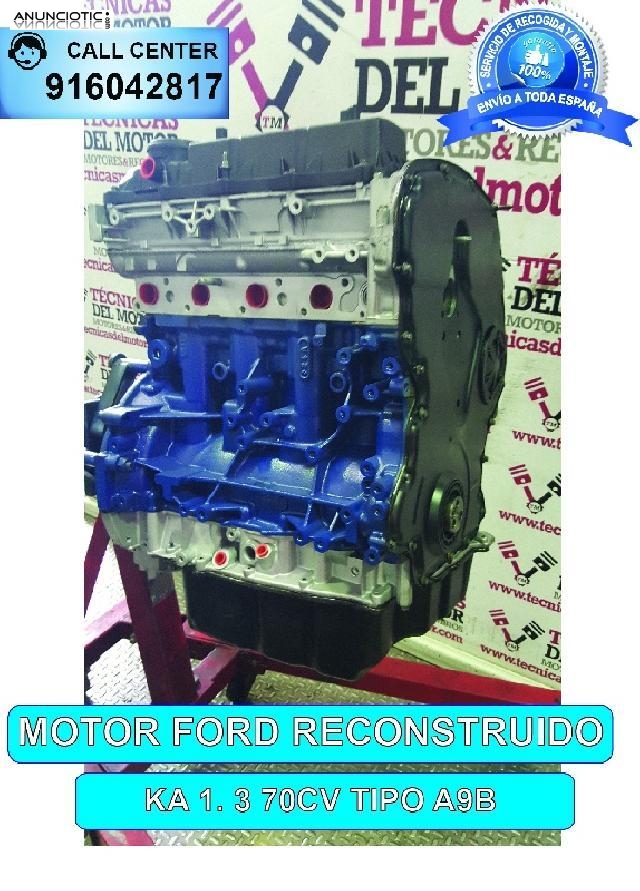 Motor ford ka 1 3 70cv tipo a9b 