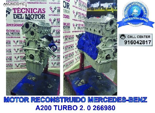 MOTOR MERCEDES A200 TURBO 2. 0 266980 