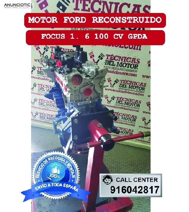 Motor ford focus 1 6 100 cv gpda 