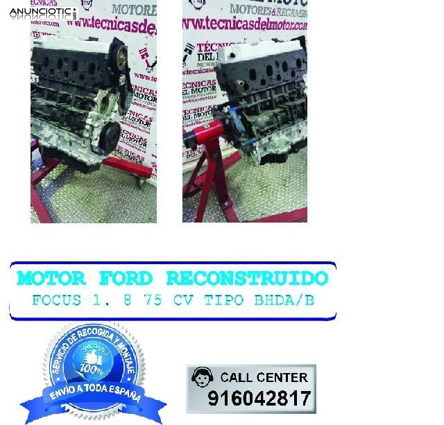 MOTOR FORD FOCUS 1. 8 75 CV TIPO BHDA/B 