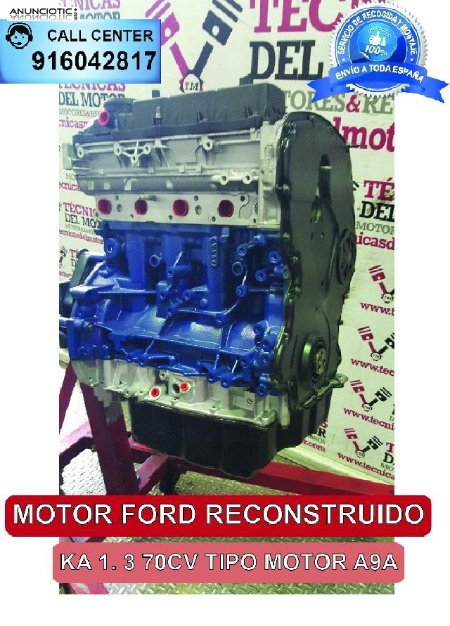 MOTOR FORD KA 1. 3 70CV TIPO MOTOR A9A 