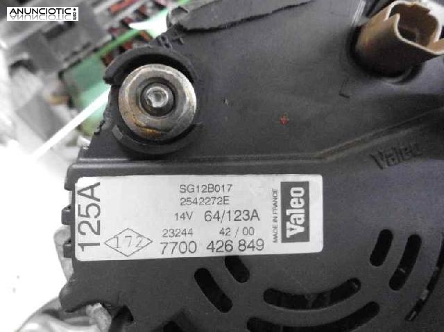 Alternador 2850611 2542272e renault