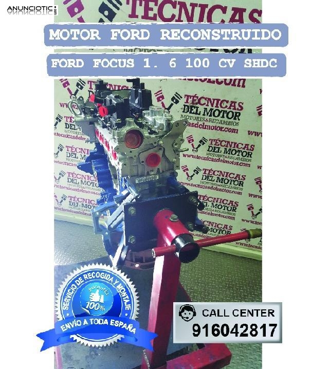 Motor ford focus 1 6 100 cv shdc 