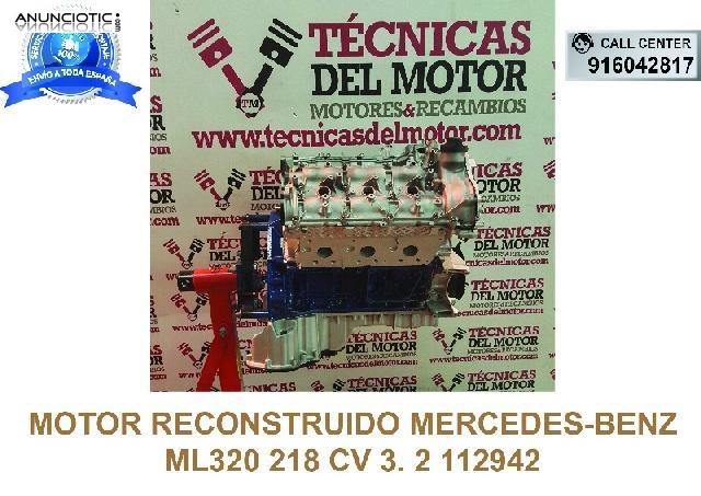 MOTOR MERCEDES ML320 218 CV 3. 2 112942 