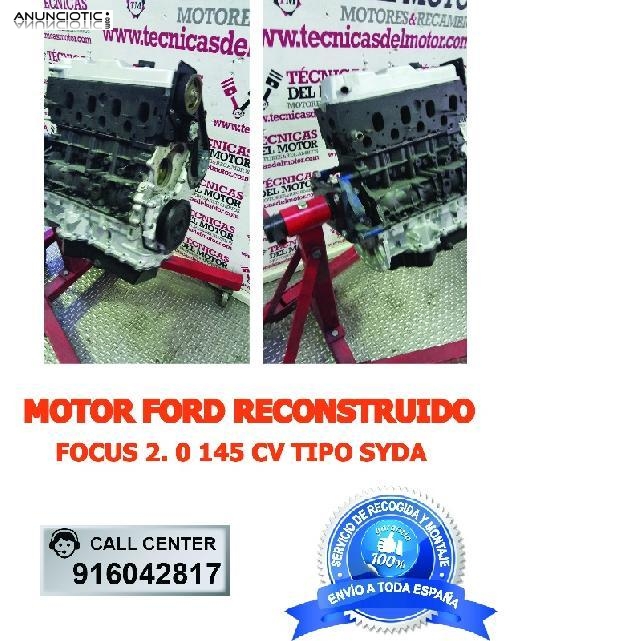 Motor ford focus 2 0 145 cv tipo syda 