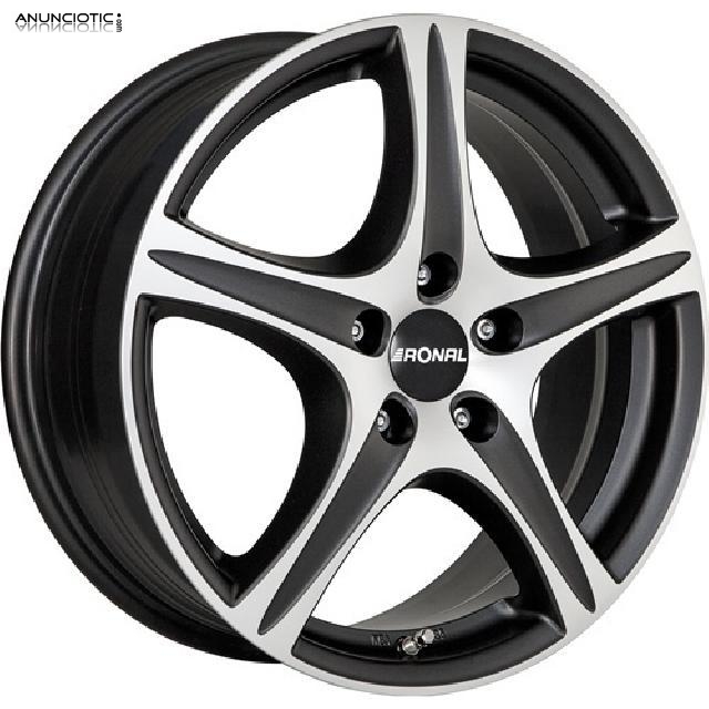 Llantas ronal r56 dull black/polished 