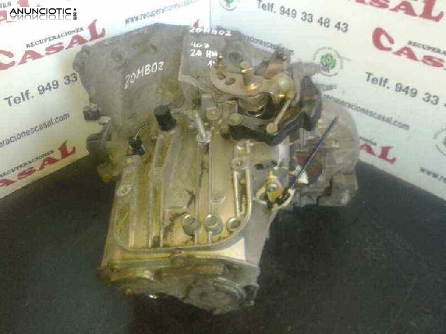 Caja cambios 92253 20mb02 peugeot 407 st