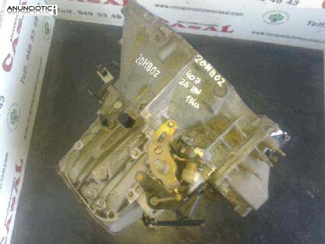 Caja cambios 92253 20mb02 peugeot 407 st