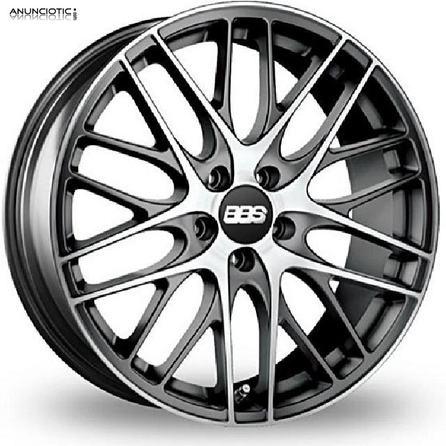 Llantas bbs cs dull anthracite/polished 