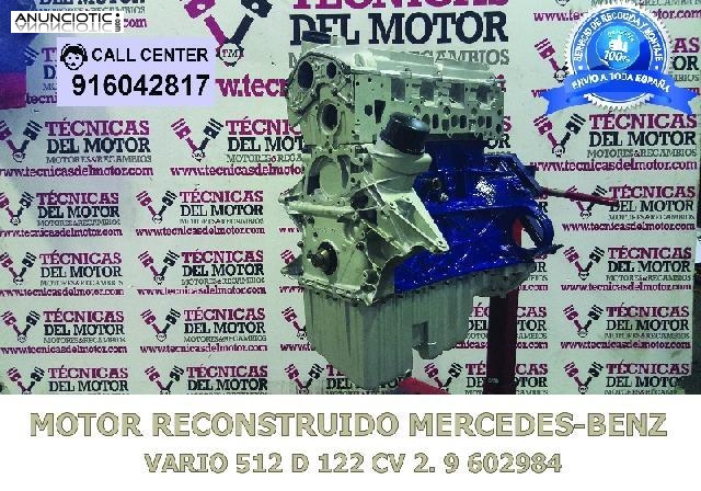 MOTOR MB VARIO 512 D 122 CV 2. 9 602984 