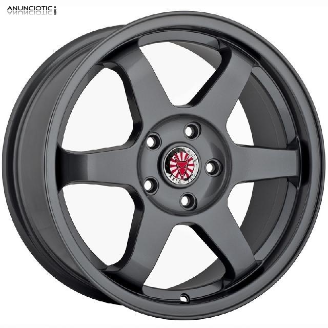 Llantas wolfrace jdm gunmetal 