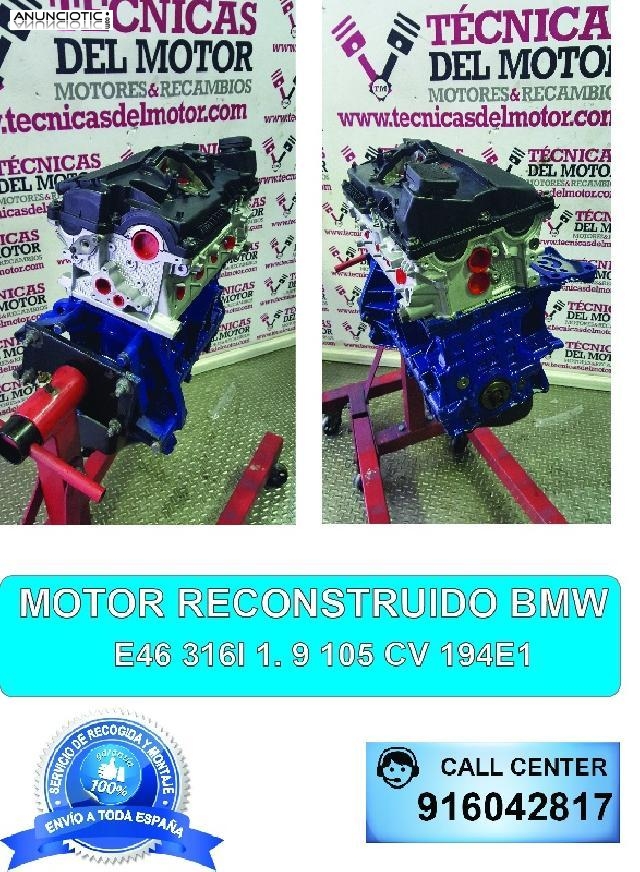 Motor bmw e46 316i 1 9 105 cv 194e1 