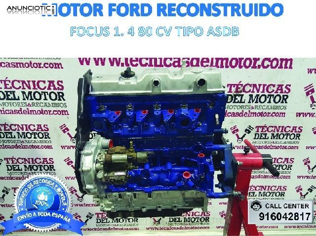 Motor ford focus 1 4 80 cv tipo asdb 