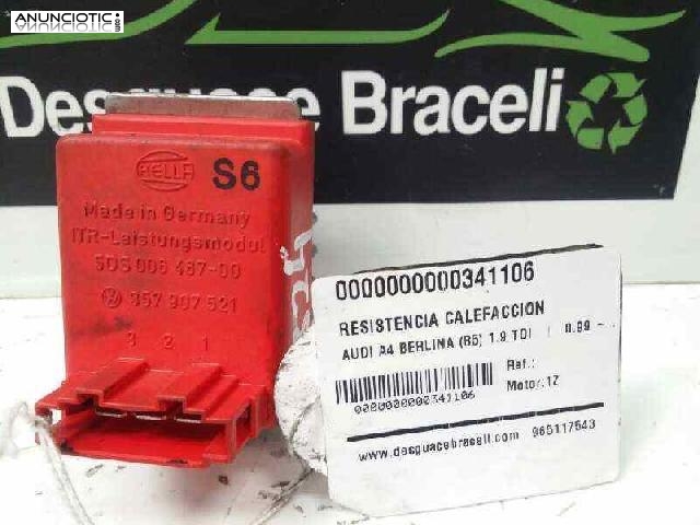 Resistencia calefaccion audi a4-341106