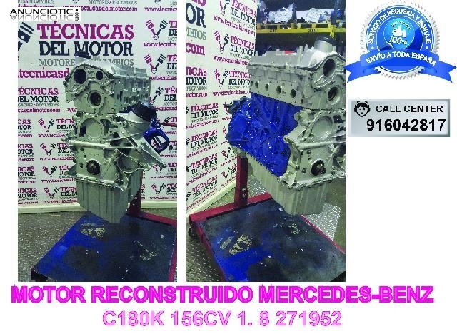 MOTOR MERCEDES C180K 156CV 1.  8 271952 