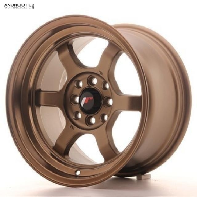 Llantas japan racing jr12 bronce/anodiza 