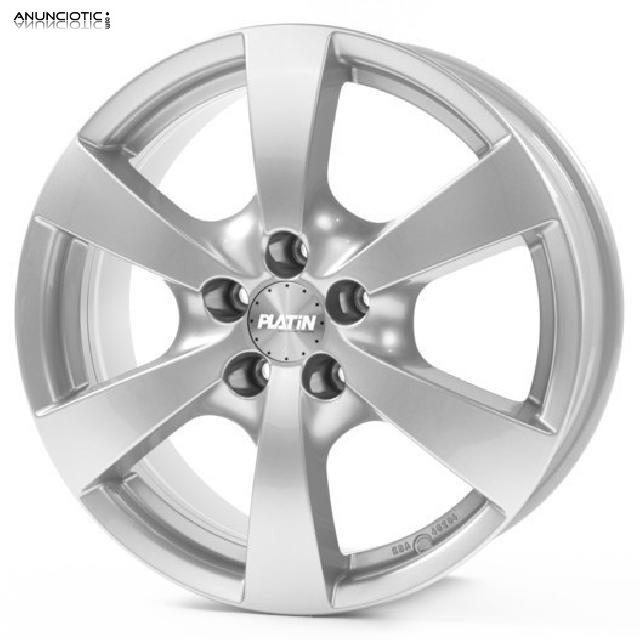 Llantas platin p50 plata 