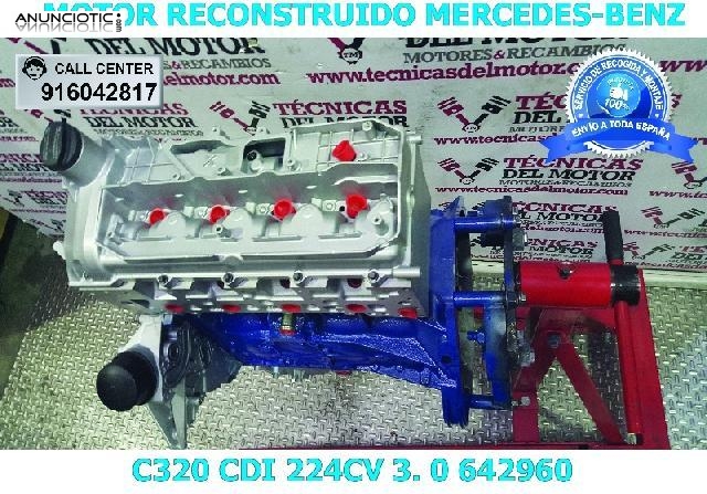 MOTOR MERCEDES C320 CDI 224CV 3. 0 642960 