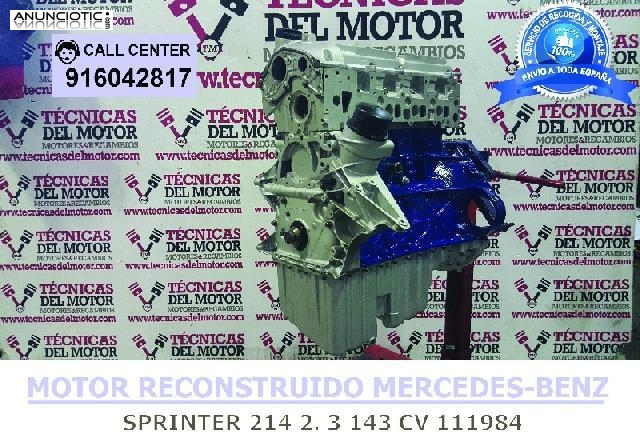 MOTOR MB SPRINTER 214 2. 3 143 CV 111984 