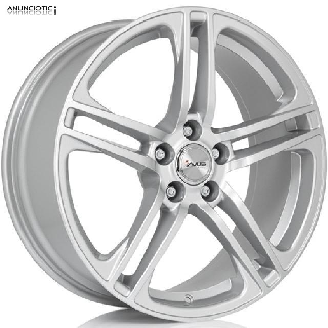 Llantas avus racing af2 hypersilver 