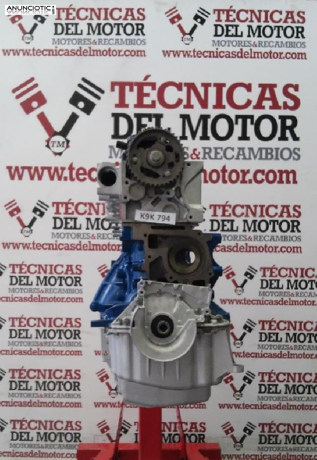 Motor regenerado renault 15 dci k9k794