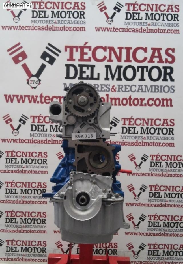 Motor regenerado renault 1.5 dci k9k718