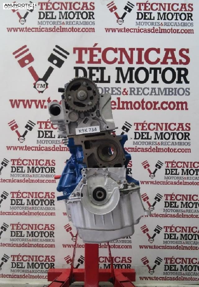 Motor regenerado renault 1.5 dci k9k734